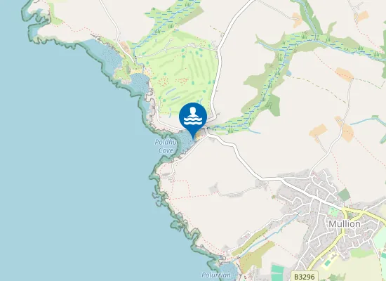 Map of Poldhu Cove