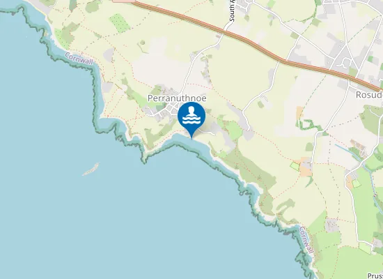 Map of Perranuthnoe