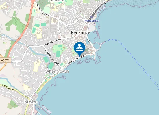 Map of Penzance