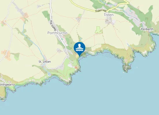 Map of Porthcurno