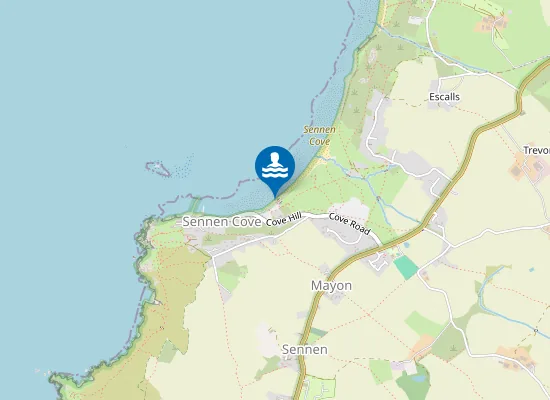 Map of Sennen