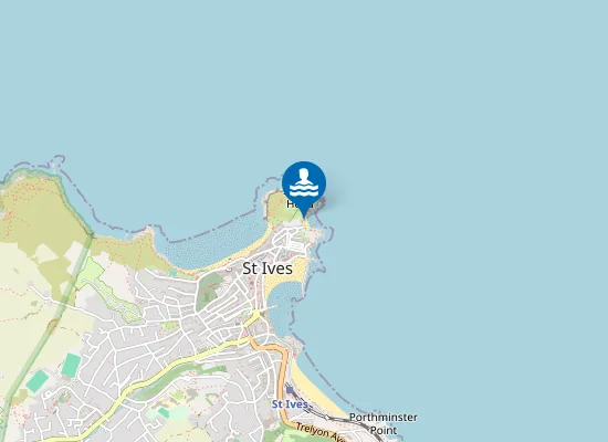 Map of Porthgwidden