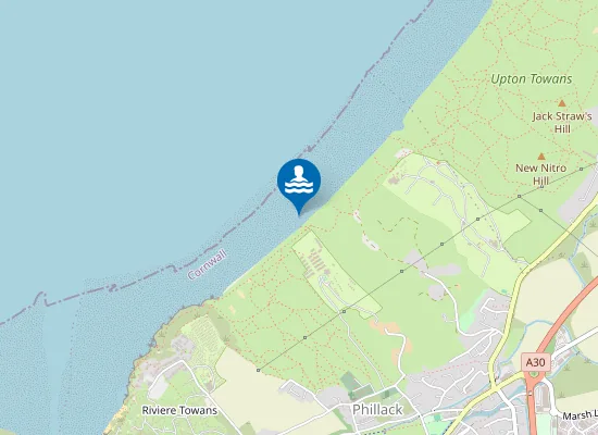Map of Hayle Towans