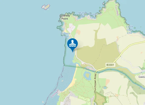 Map of Godrevy Towans