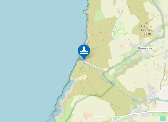 Map of Chapel Porth