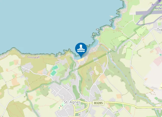 Map of Trevaunance Cove