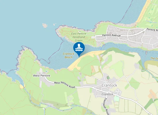 Map of Crantock