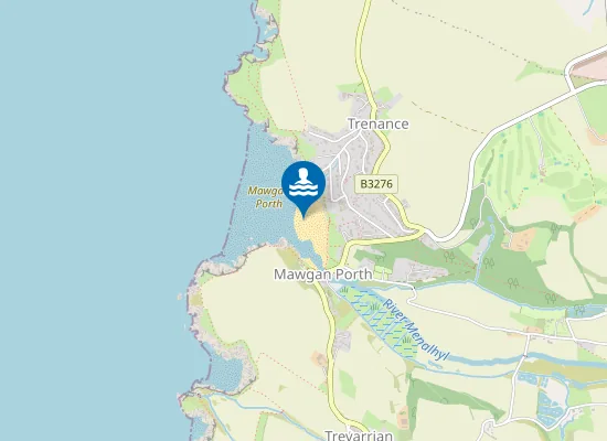 Map of Mawgan Porth