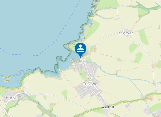 Map of Trevone Bay