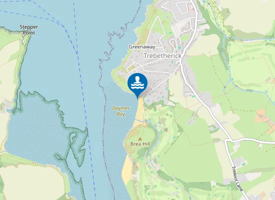 Map of Daymer Bay