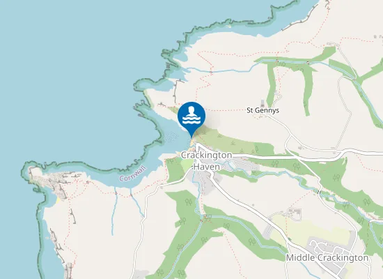 Map of Crackington Haven