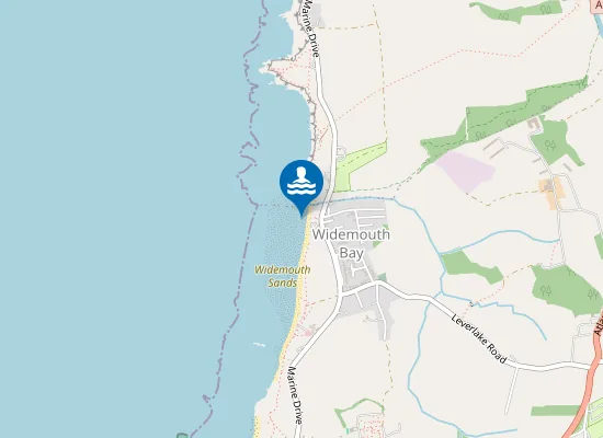 Map of Widemouth Sand