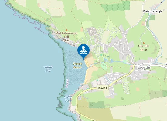 Map of Croyde Bay