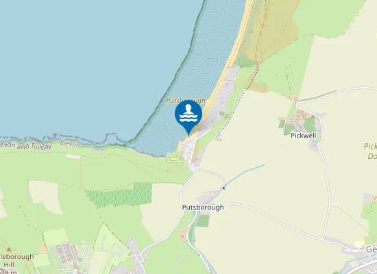 Map of Putsborough