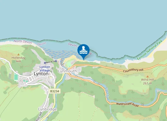 Map of Lynmouth