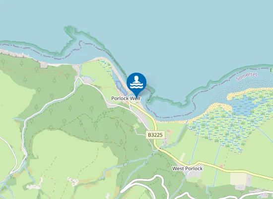 Map of Porlock Weir