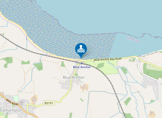 Map of Blue Anchor West