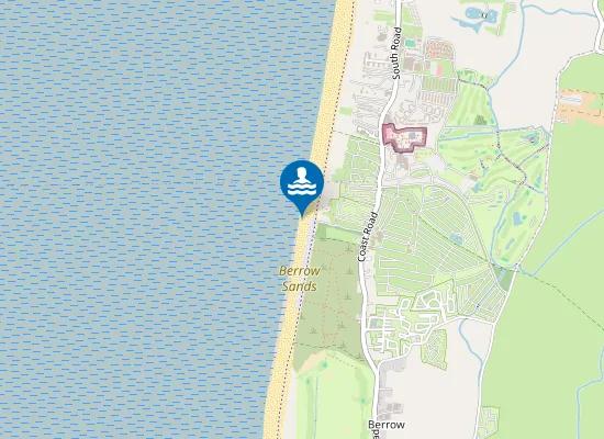 Map of Berrow North of Unity Farm