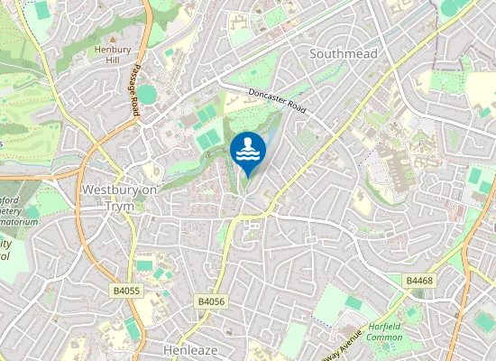 Map of Henleaze Lake