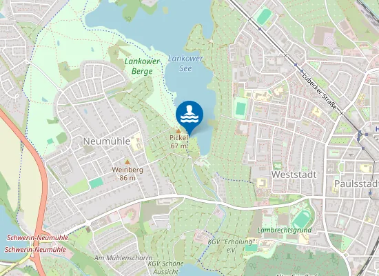 Map of LANKOWER SEE SUEDUFER