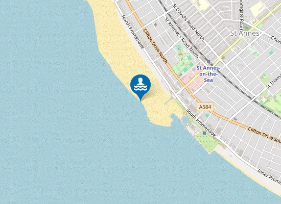 Map of St Annes