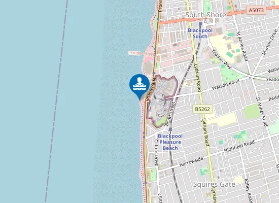 Map of Blackpool South