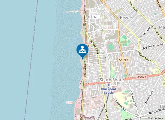 Map of Blackpool Central