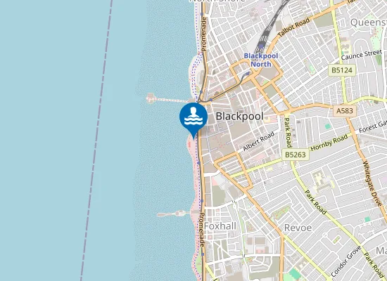 Map of Blackpool North