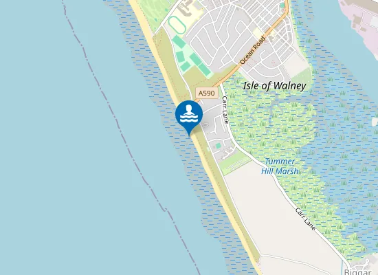 Map of Walney Biggar Bank