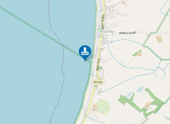 Map of Allonby