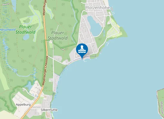 Map of PLAUER SEE FERIENDORF HEIDENHOLZ