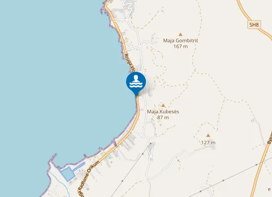 Map of Amanti's Beach