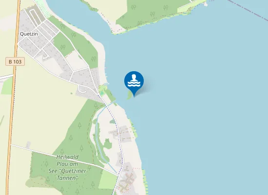 Map of PLAUER SEE QUETZIN RICHTBERG