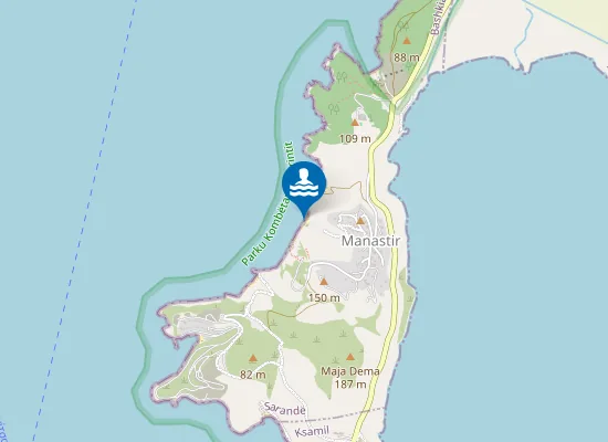 Map of Plazhi i Pasqyrave