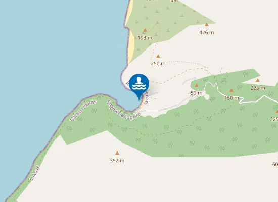 Map of Plazhi i Kakomesë