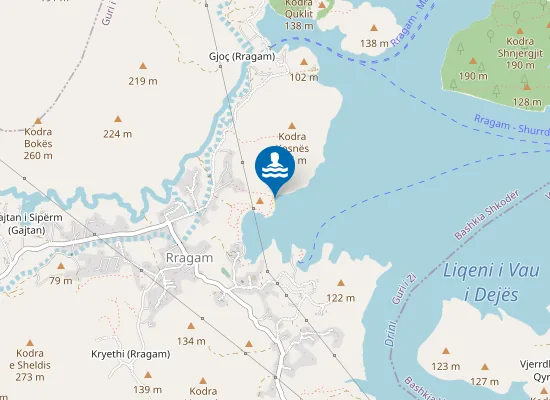 Map of Plazhi i Rragamit