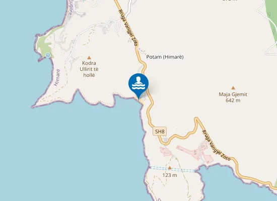Map of Plazhi i Llamanit