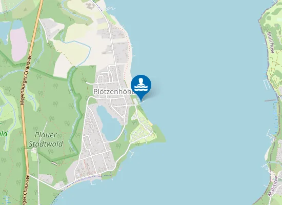 Map of PLAUER SEE PLOETZENHOEHE BAD