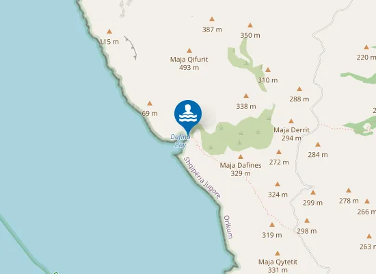 Map of Dafina Beach