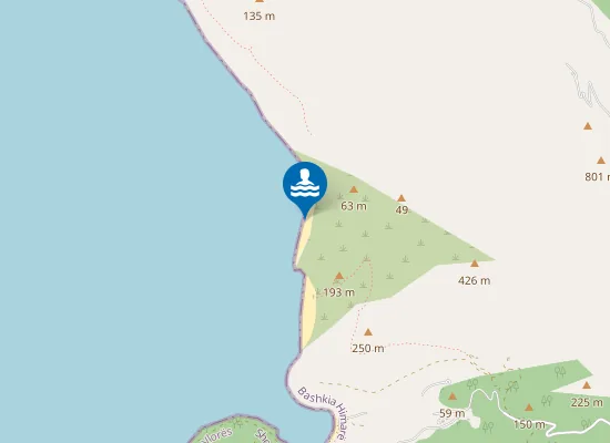 Map of Plazhi Krorëz