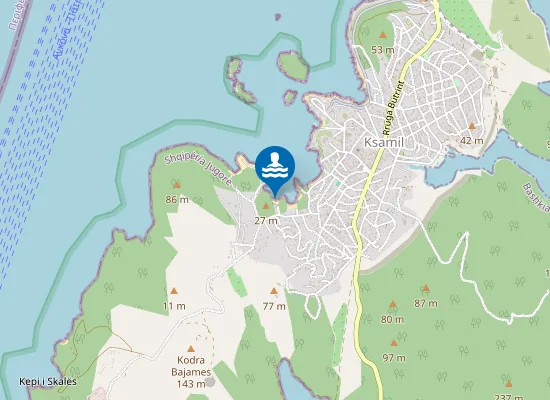 Map of Lori Beach
