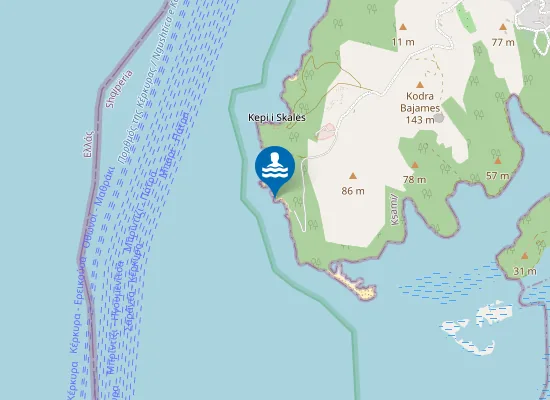 Map of Pema e Thatë