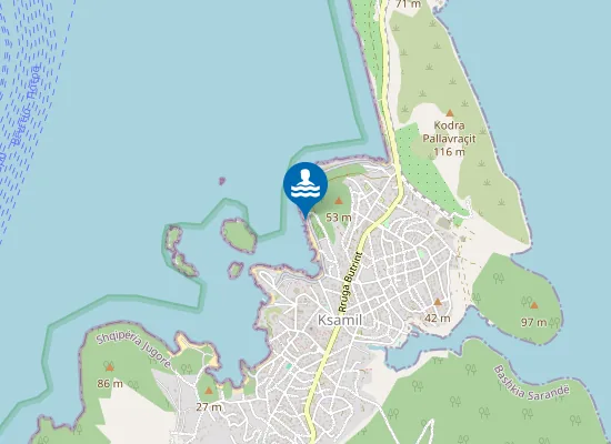 Map of Coco Beach