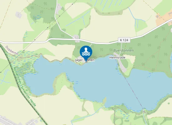 Map of DOBBERTINER SEE HELMSRADE