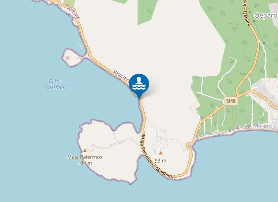 Map of Nemo Beach