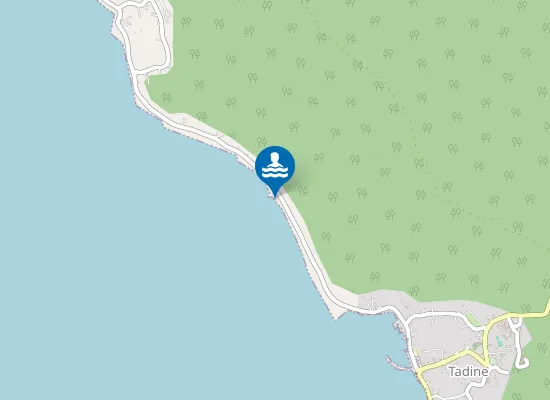 Map of plage de la dalle