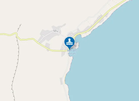 Map of Plage de la baie des tortues