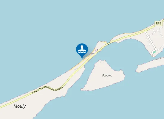 Map of Plage du Paradis d'Ouvéa