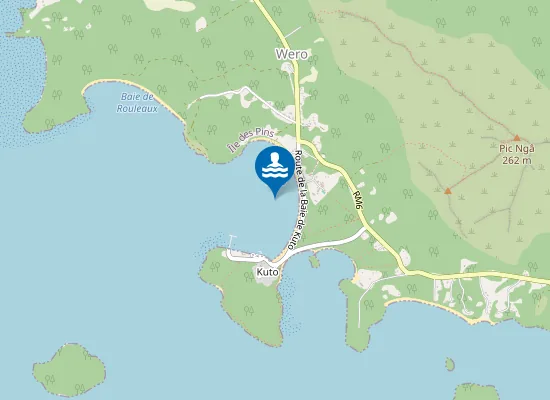 Map of Plage de Kuto
