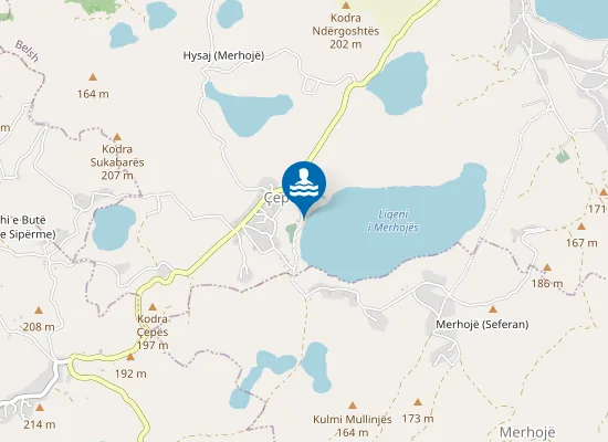 Map of Plazhi në Liqen "LIO"